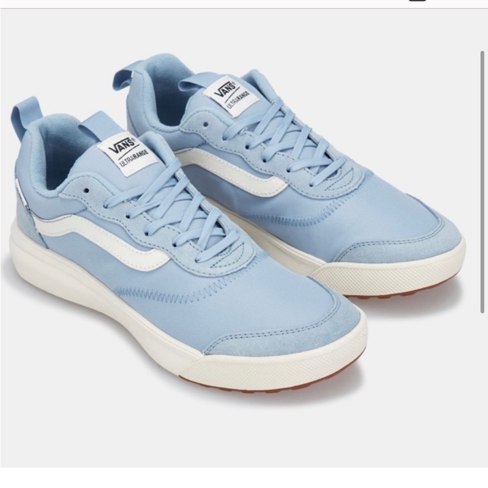 Brand New Vans Ultra Range Poly Canvas Sneaker Shoes Women’s Size 6 Blue Fog